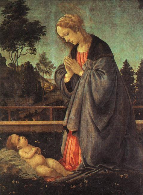 Filippino Lippi The Adoration of the Child Germany oil painting art